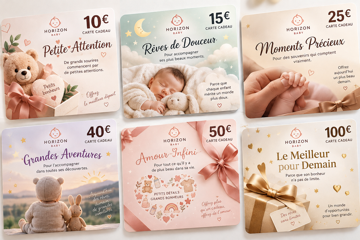 🎁 Carte Cadeau Horizon Baby