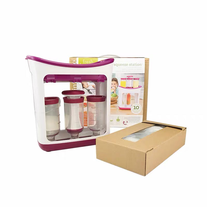 🍎 Station Squeeze – Préparez les gourdes de bébé maison