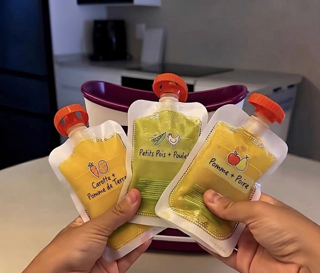 🍎 Station Squeeze – Préparez les gourdes de bébé maison