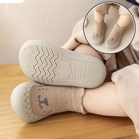 👣 Chaussons antidérapants bébé – Premiers pas