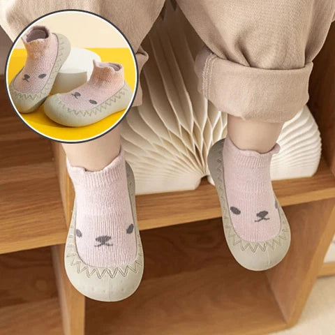 👣 Chaussons antidérapants bébé – Premiers pas