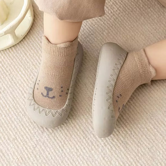 👣 Chaussons antidérapants bébé – Premiers pas